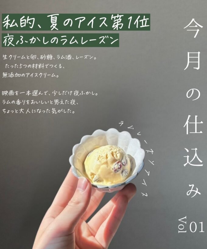 今月の仕込み
